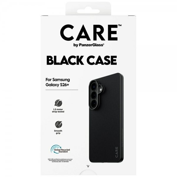 CARE by PanzerGlass Samsung Galaxy S26 Plus -suojakuori, TPU, musta