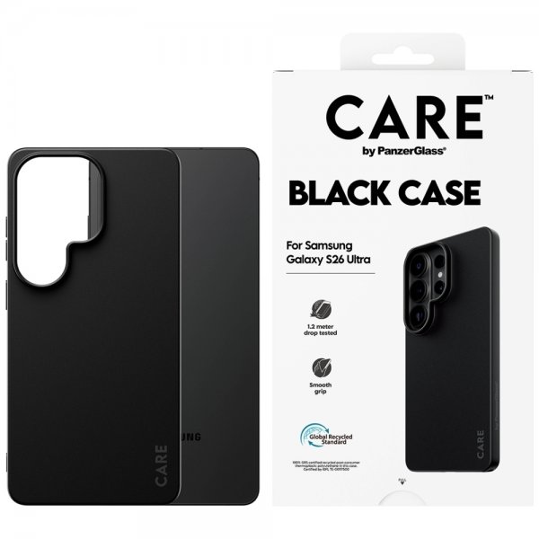 CARE by PanzerGlass Samsung Galaxy S26 Ultra Kuori TPU Musta