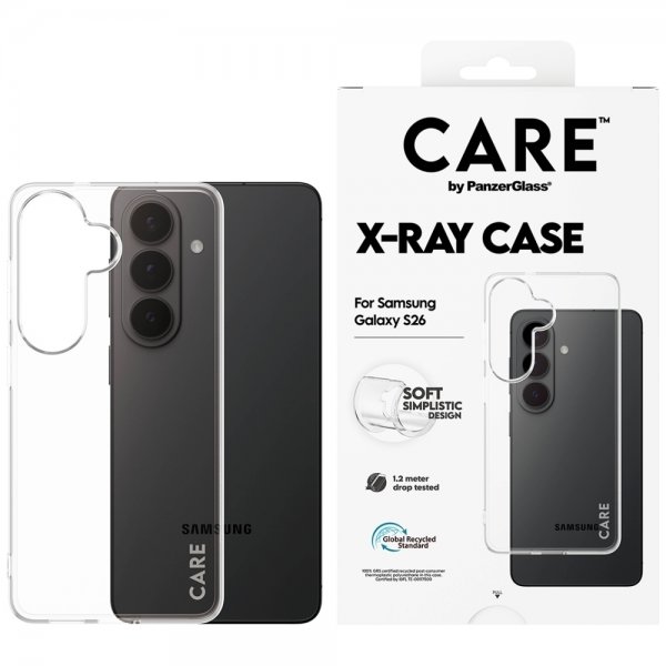 CARE by PanzerGlass Samsung Galaxy S26 -suojakuori, X-Ray, läpinäkyvä