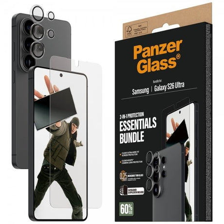 PanzerGlass Samsung Galaxy S26 Ultra Näytönsuoja ja Kamerasuojus 2-in-1-paketti