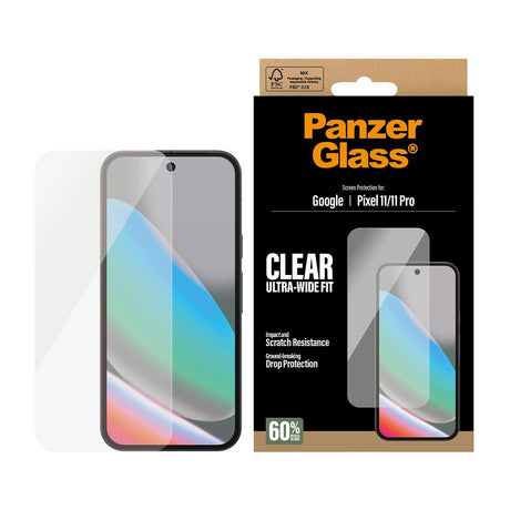 PanzerGlass Google Pixel 11/Google Pixel 11 Pro Näytönsuoja Ultra-Wide Fit