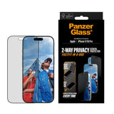 PanzerGlass iPhone 16 Pro/iPhone 17 Näytönsuoja Ultra-Wide Fit Privacy Fastfit