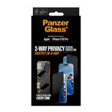 PanzerGlass iPhone 16 Pro/iPhone 17 Näytönsuoja Ultra-Wide Fit Privacy Fastfit