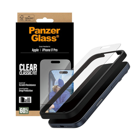 PanzerGlass iPhone 17 Pro Näytönsuoja Classic Fit EasyAligner