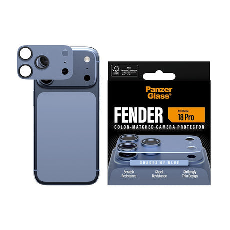 PanzerGlass iPhone 18 Pro Kameran linssinsuojus Fender Sininen