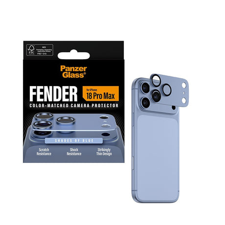 PanzerGlass iPhone 18 Pro Max Kameran linssinsuojus Fender Sininen