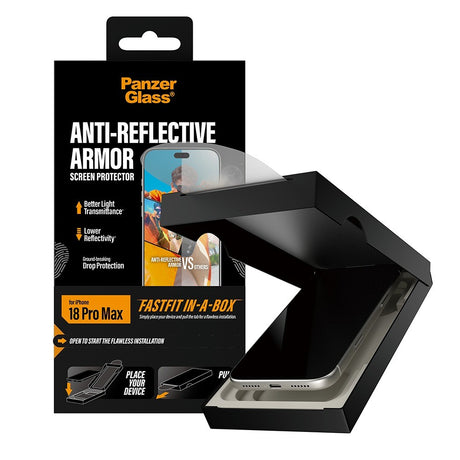 PanzerGlass iPhone 18 Pro Max Näytönsuoja Anti-reflective Armor Fastfit