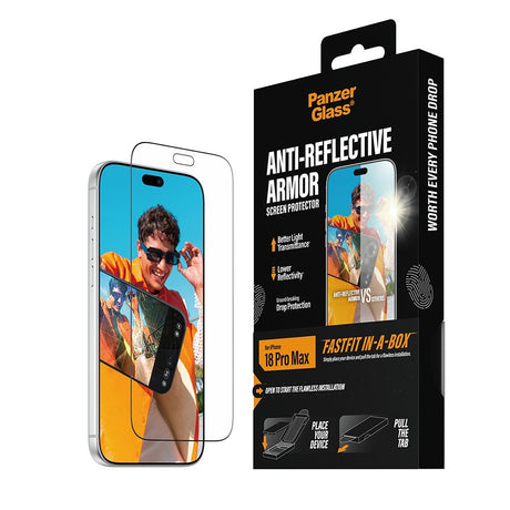 PanzerGlass iPhone 18 Pro Max Näytönsuoja Anti-reflective Armor Fastfit