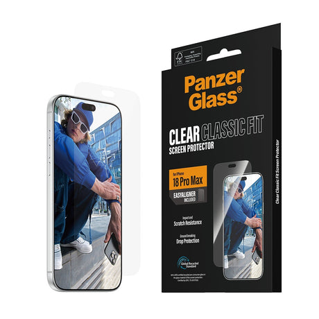 PanzerGlass iPhone 18 Pro Max Näytönsuoja Classic Fit EasyAligner