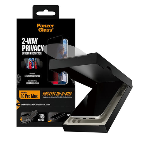 PanzerGlass iPhone 18 Pro Max Näytönsuoja Ultra-Wide Fit Privacy Fastfit