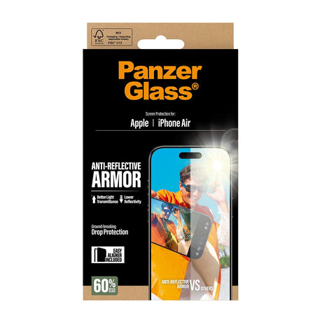 PanzerGlass iPhone Air Näytönsuoja Ultra-Wide Fit Anti-reflective EasyAligner