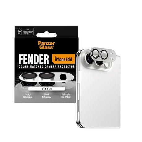 PanzerGlass iPhone Duo Kameran linssinsuojus Fender Hopea