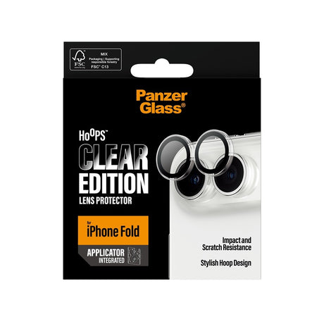 PanzerGlass iPhone Duo Kameran linssinsuojus Hoops Kirkas