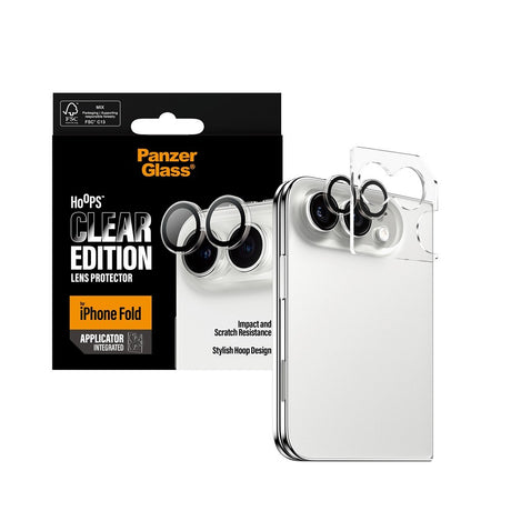 PanzerGlass iPhone Duo Kameran linssinsuojus Hoops Kirkas