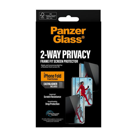 PanzerGlass iPhone Duo Näytönsuoja Frame Fit Privacy EasyAligner