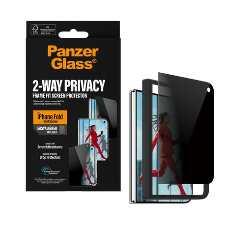 PanzerGlass iPhone Duo Näytönsuoja Frame Fit Privacy EasyAligner