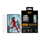 PanzerGlass iPhone Duo Näytönsuoja Frame Fit Privacy Fastfit