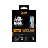 PanzerGlass iPhone Duo Näytönsuoja Frame Fit Privacy Fastfit