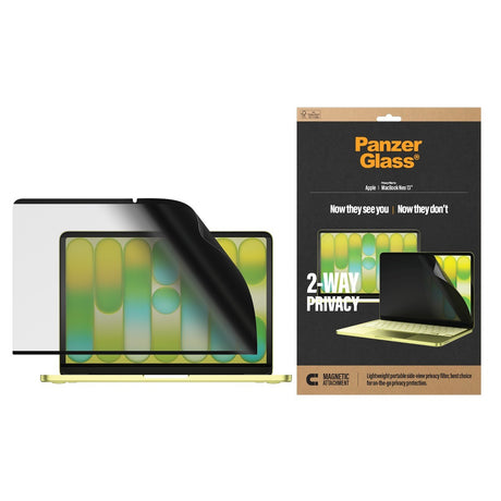 PanzerGlass MacBook Neo 13 Näytönsuoja Magnetic 2-Way Privacy Film