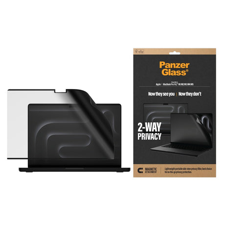PanzerGlass MacBook Pro 14 M1-M5 Näytönsuoja Magnetic 2-Way Privacy Film
