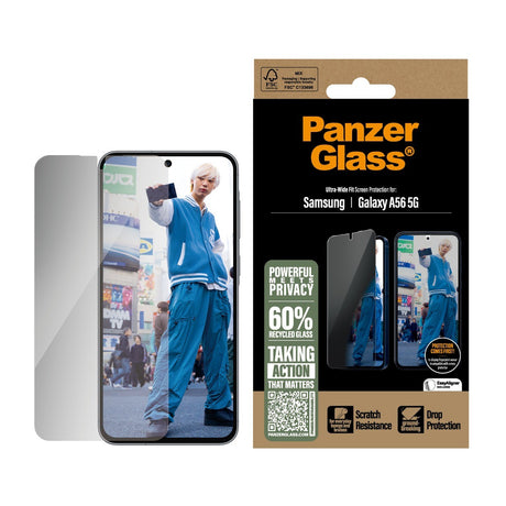 PanzerGlass Samsung Galaxy A56 Näytönsuoja Ultra-Wide Fit Privacy Fastfit