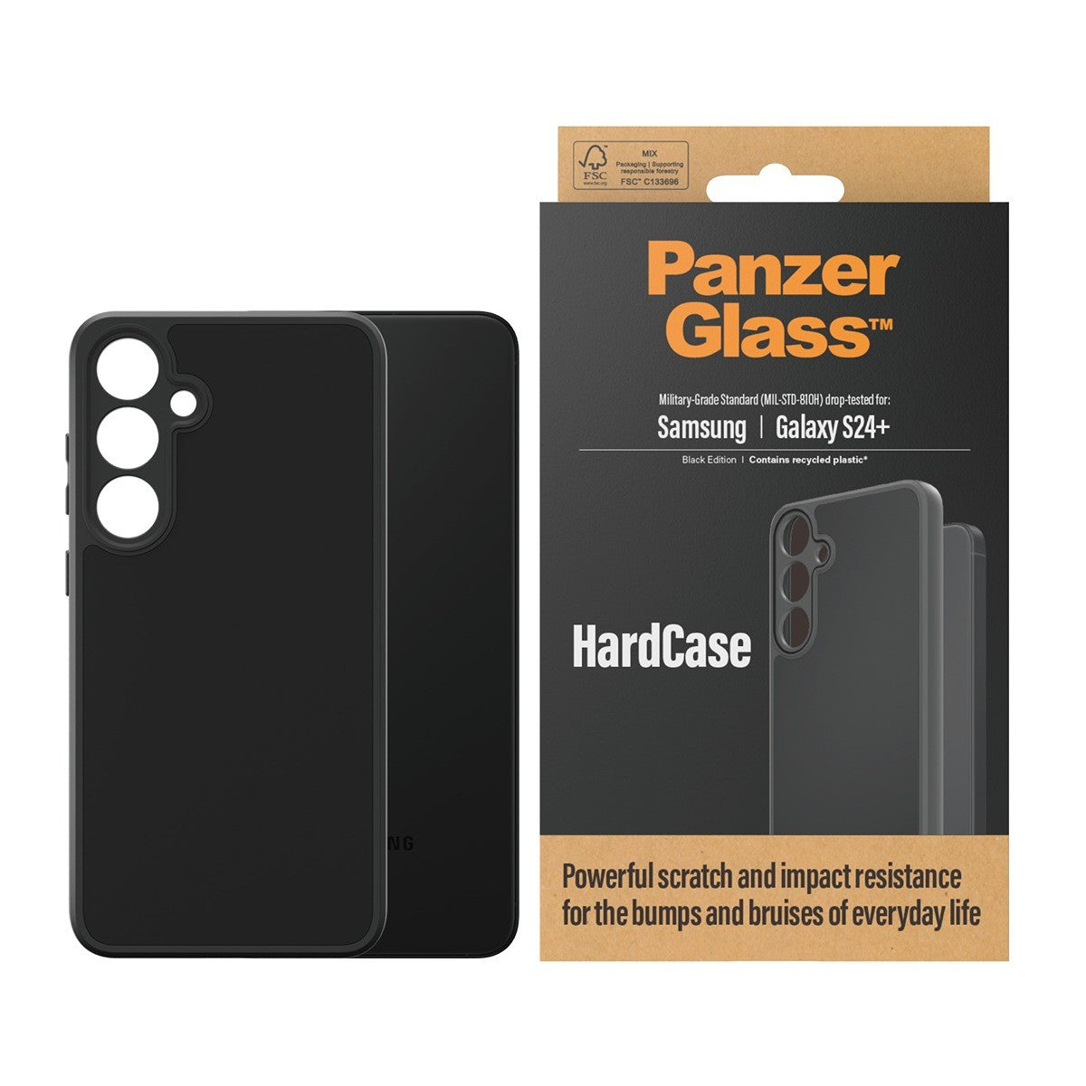 PanzerGlass Samsung Galaxy S24 Plus Kuori HardCase Musta
