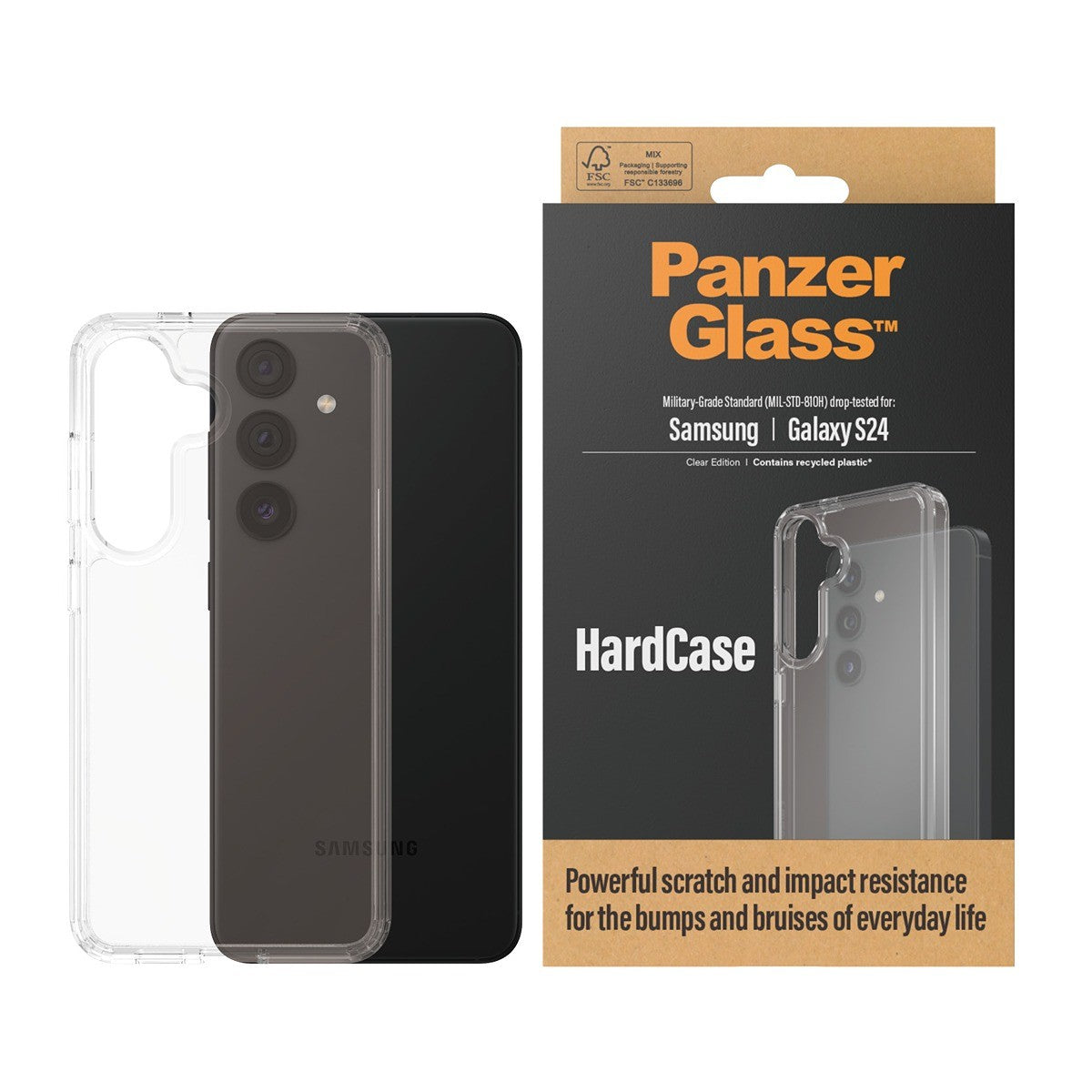 PanzerGlass Samsung Galaxy S24 Kuori HardCase Kirkas