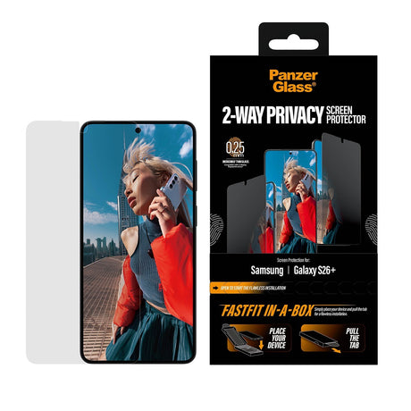 PanzerGlass Samsung Galaxy S26 Plus Näytönsuoja Ultra-Wide Fit Privacy Fastfit