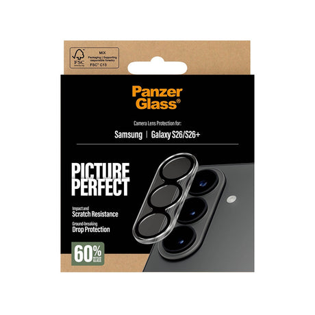 PanzerGlass Samsung Galaxy S26/S26 Plus Kameran linssinsuojus PicturePerfect