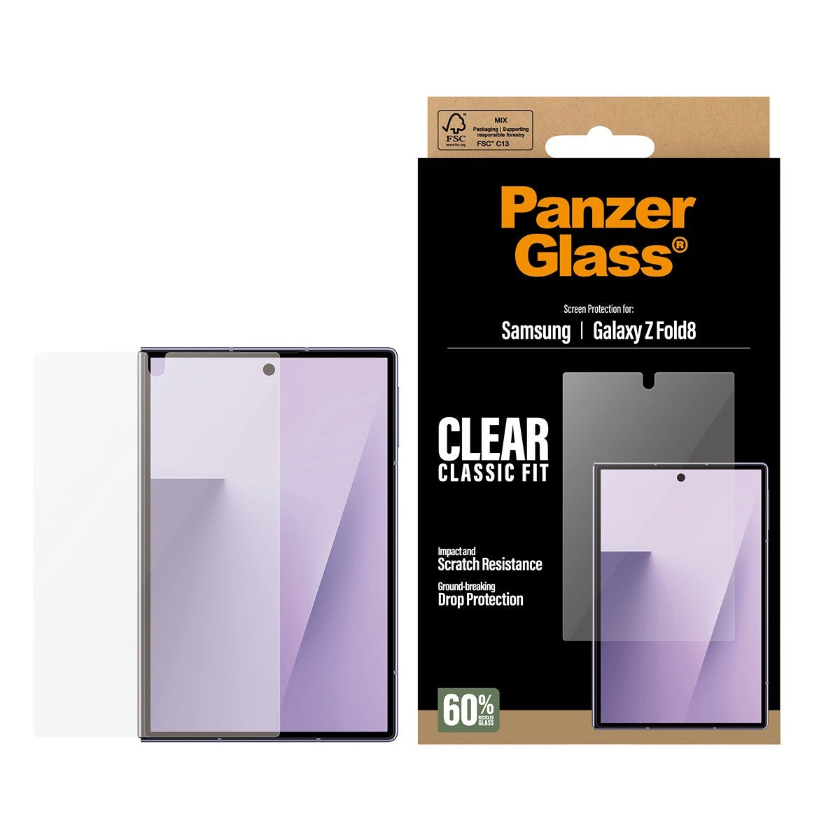PanzerGlass Samsung Galaxy Z Fold 8 Näytönsuoja Classic Fit