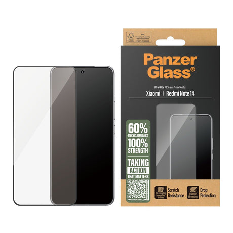 PanzerGlass Xiaomi Redmi Note 14 Näytönsuoja Ultra-Wide Fit