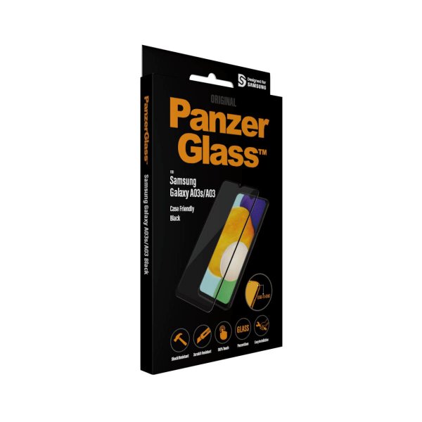 PanzerGlass Samsung Galaxy A03/A03s Näytönsuoja CaseFriendly Edge-to-Edge