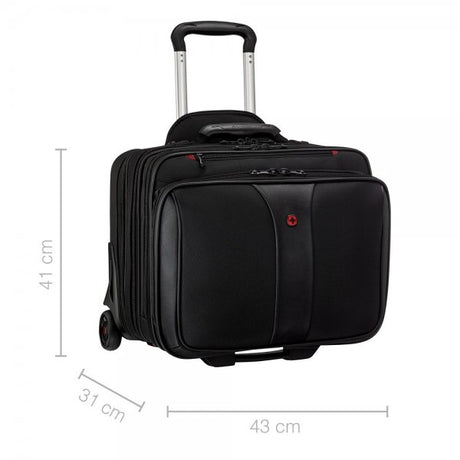 Wenger Patriot 2-osainen Business Trolley 15.6" Musta