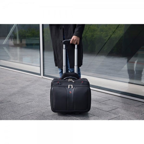 Wenger Patriot 2-osainen Business Trolley 15.6" Musta