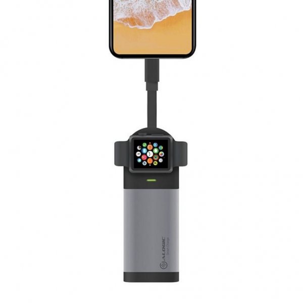 ALOGIC 6700mAh 3-in-1 Virtapankki Apple Watchille & iPhonelle