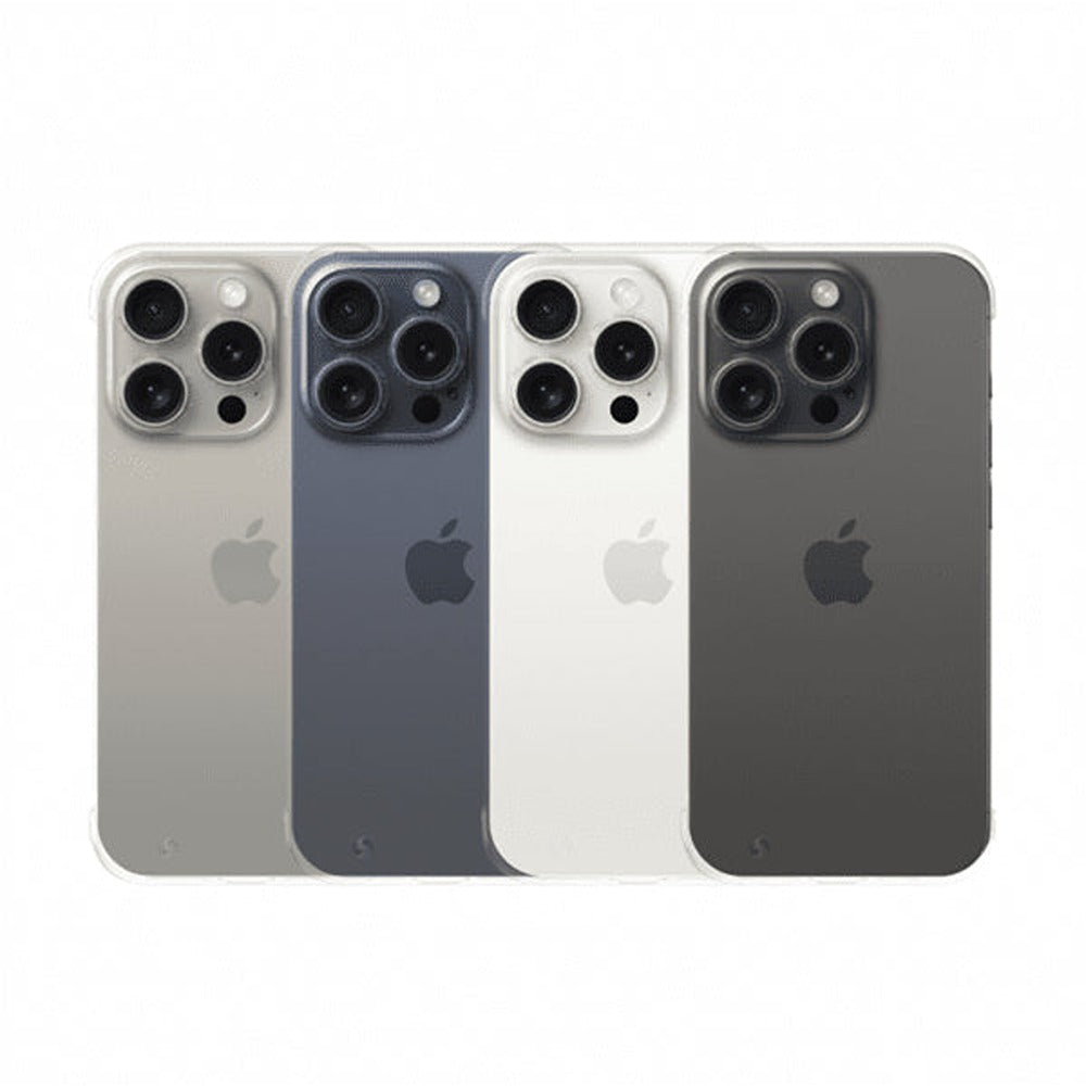 Just Mobile iPhone 15 Pro -suojakuori TENC Slim Fit, läpinäkyvä