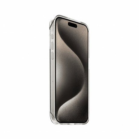 Just Mobile iPhone 15 Pro -suojakuori TENC Slim Fit, läpinäkyvä