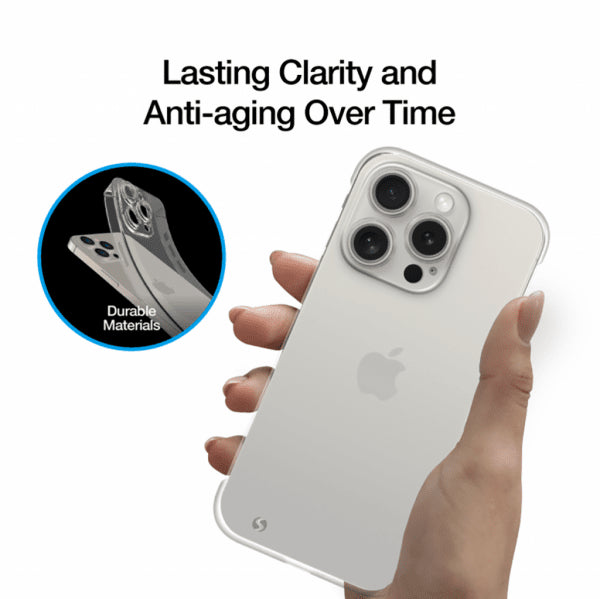Just Mobile iPhone 15 Pro Kuori TENC Slim Fit Frost