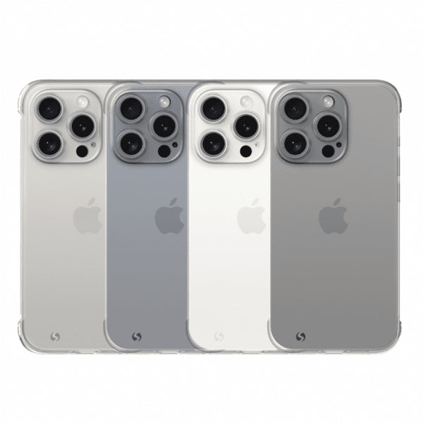 Just Mobile iPhone 15 Pro Max -suojakuori TENC Slim Fit Frost