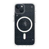 Just Mobile iPhone 14 -suojakuori TENC BlingBling MagSafe, läpinäkyvä