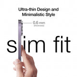 Just Mobile iPhone 14 Pro -kuori TENC Slim Fit Transparent
