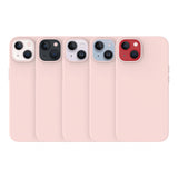 Just Mobile iPhone 14 -suojakuori TENC Silicone MagSafe, vaaleanpunainen