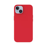 Just Mobile iPhone 14 -suojakuori TENC Silicone MagSafe, punainen