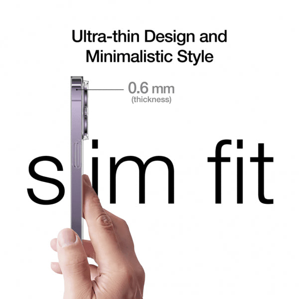 Just Mobile iPhone 14 Pro Max Kuori TENC Slim Fit Läpinäkyvä