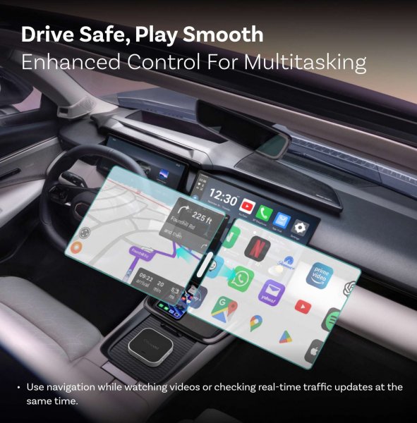 Ottocast Aibox E2 Apple CarPlay/Android Auto AI-boksi