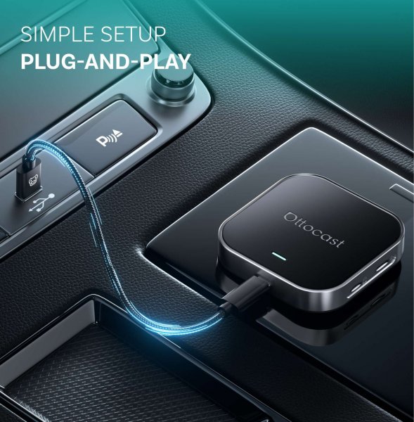 Ottocast Aibox E2 Apple CarPlay/Android Auto AI-boksi