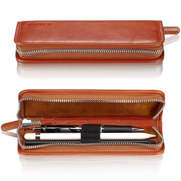 KAVAJ Pencil Case Vancouver Ruskea