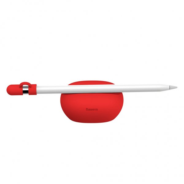 Baseus Apple Pencil -pidike, silikoni, punainen