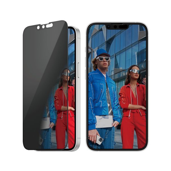PanzerGlass iPhone 13/13 Pro/14/16e/17e Näytönsuoja Ultra-Wide Fit Privacy EasyAligner