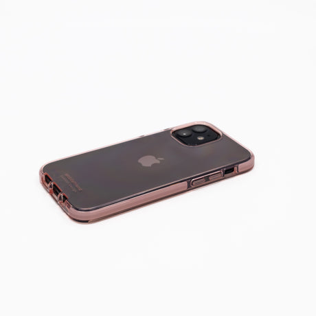 MobileFriend iPhone 12/iPhone 12 Pro Skal Seethrough Rosa